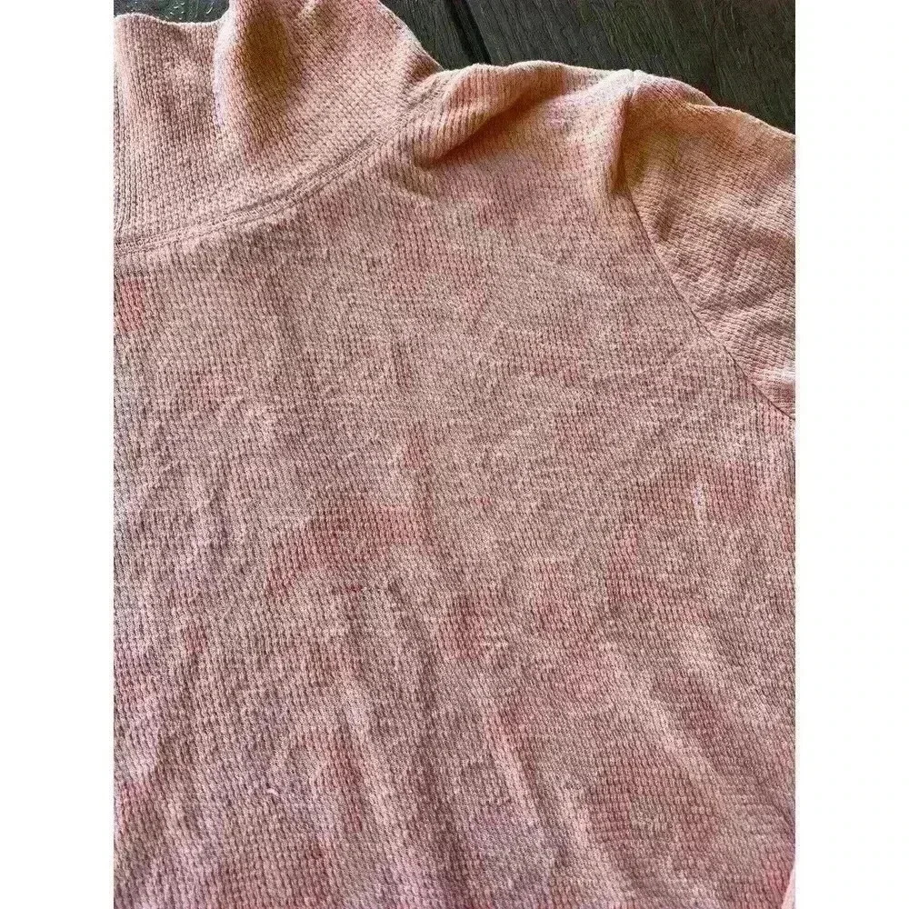 Intimately Free People Cropped Layering Top Large Mock Neck Long Sleeve Sheer - Picture 6 of 9